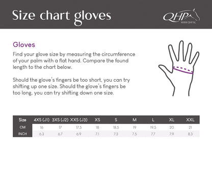 GUANTE QHP GLITZ BLANCO