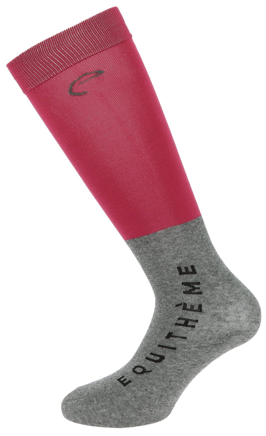 CALCETINES EQUITHEME 2 UNIDADES ROSAS