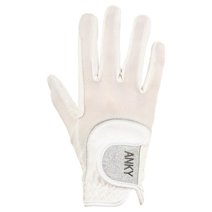GUANTE ANKY MALLA BLANCO PLATA