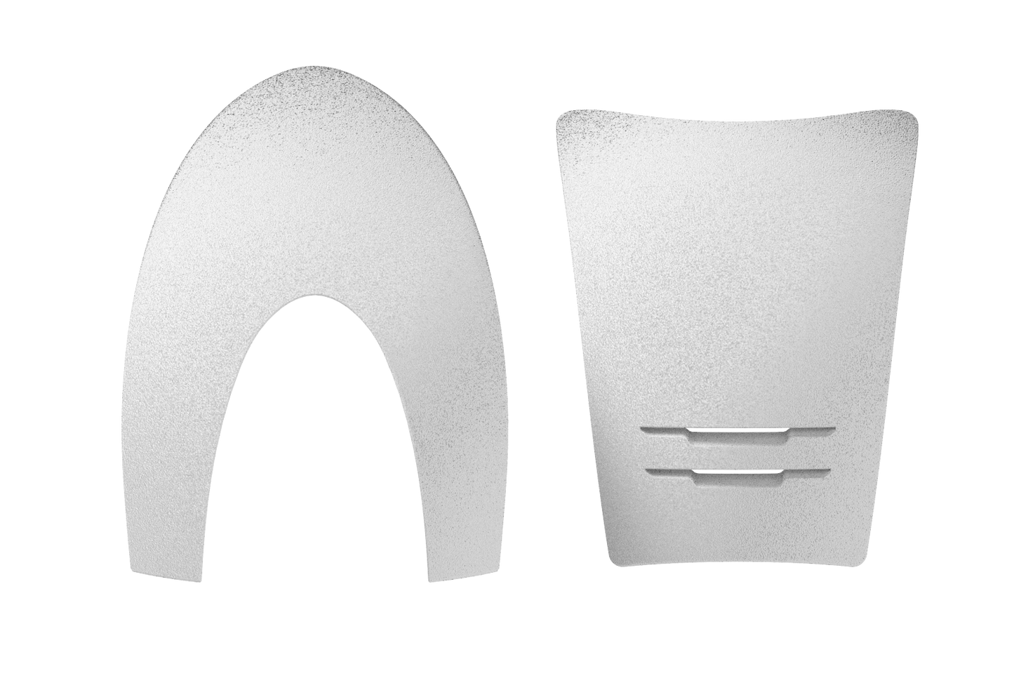 PANEL KEP  FRONT + BACK INSERT BOX - TEXTURED WHITE