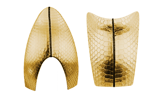 PANEL KEP FRONT + BACK INSERT BOX - SNAKE GOLD