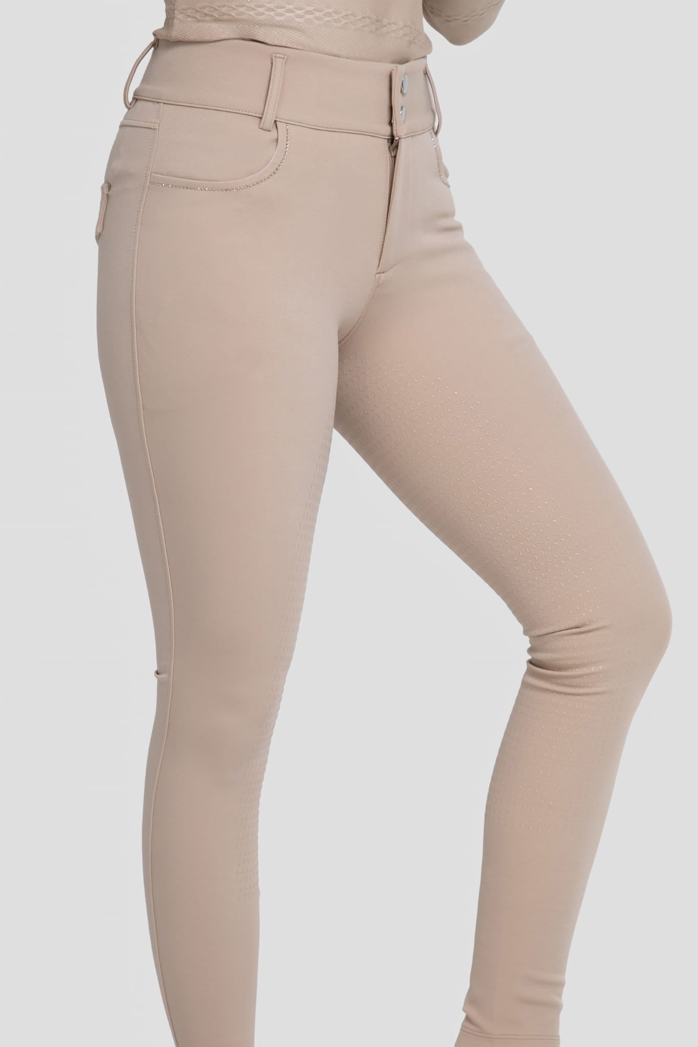 PANTALONES MUJER OAK BEIGE FLEUR DE LYS