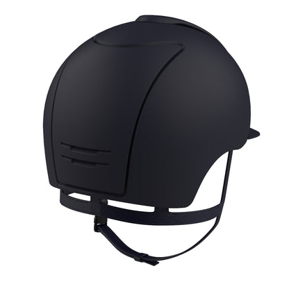 CASCO KEP CROMO 2.0 TEXTILE AZUL/MARCO CON SWAROVSKI®/AIREADOR CROMADO
