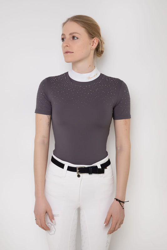 POLO COMPETICIÓN MUJER HOLY FLEUR DE LYS GRIS