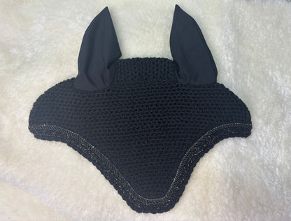 OREJERA MARONA NEGRAS CON BRILLANTES ¡ LAS MÁS VENDIDAS !