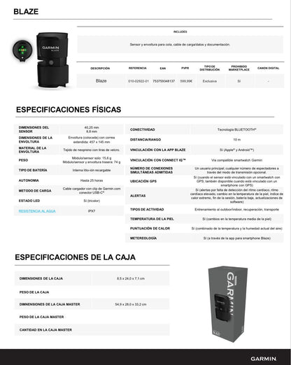 BLAZE GARMIN PARA EQUITACIÓN