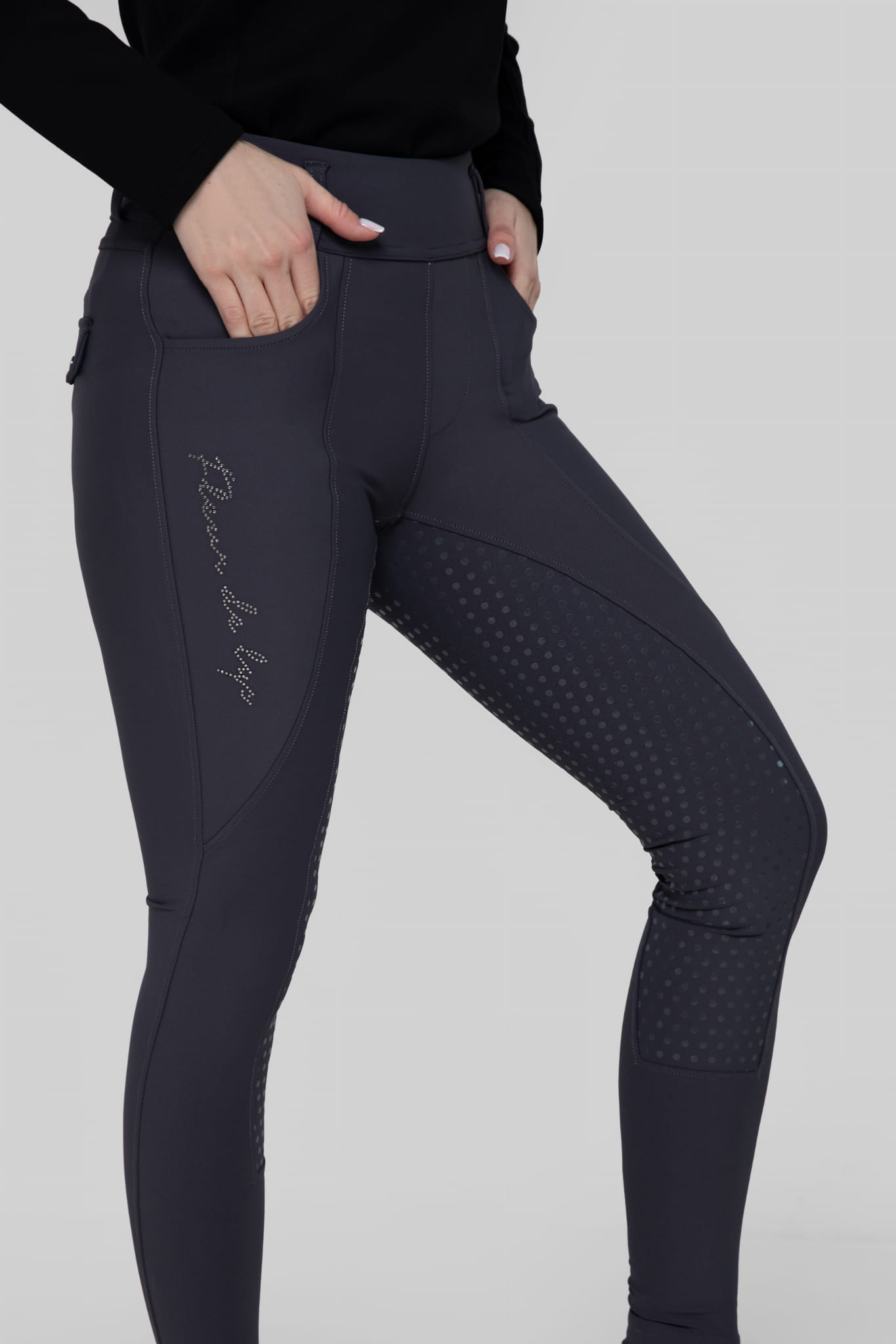 LEGGING CEDAR MUJER GRIS FLEUR DE LYS