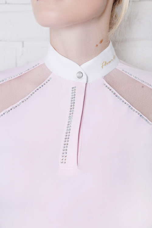 POLO COMPETICIÓN POPPY FLEUR DE LYS ROSA  MUJER