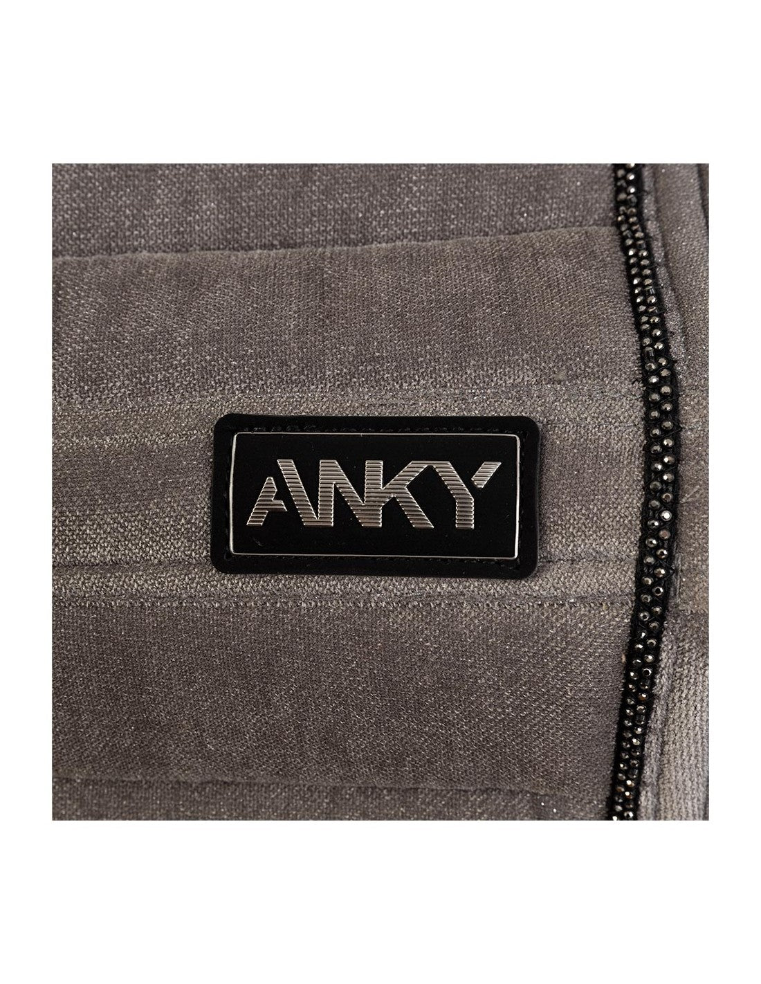 MANTILLA ANKY DE DOMA TERCIOPELO GRIS