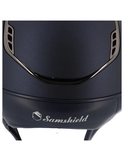 CASCO Casco de Equitación Samshield 2.0 Shadowmatt AZUL