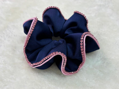 COLETERO  MARONA AZUL OSCURO Y ROSA