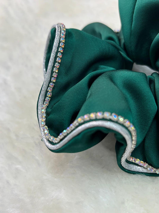 COLETERO MARONA VERDE Y PLATA