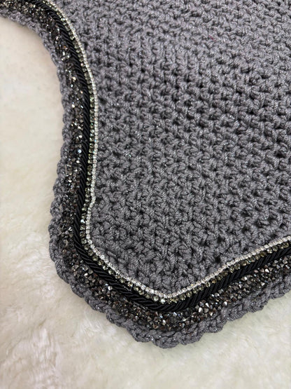OREJERA MARONA POLY GRIS BRILLANTE