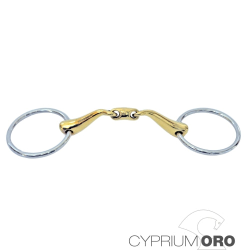 FILETE SEFTON CYPRIUM ORO ANILLA EMBOCADURA 45º PARTIDA DOBLE